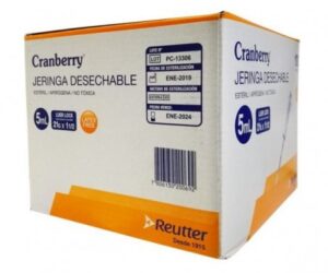 Jeringas Desechables Cranberry