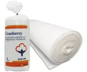 Algodón Hidrófilo Prensado 1 kilo Cranberry