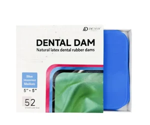 Goma Dique 5x5 azul medio x 52 Uds - Bader