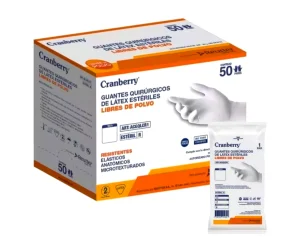 Guantes quirúrgicos – Cranberry