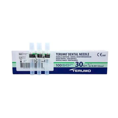 Aguja Corta Terumo 30G para Anestesia Dental | Dental Macaya