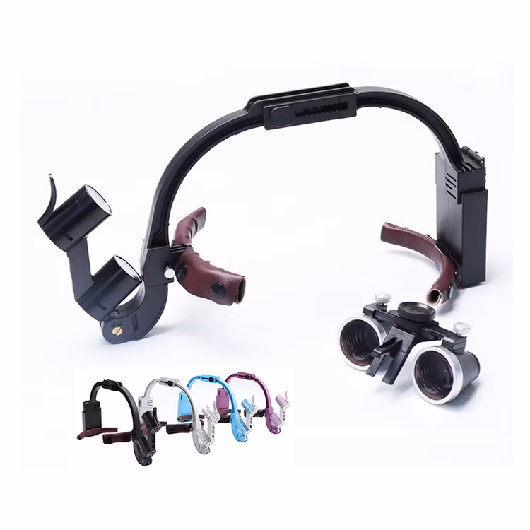 Set Lupa led para Cirugía tipo cabezal Westcode