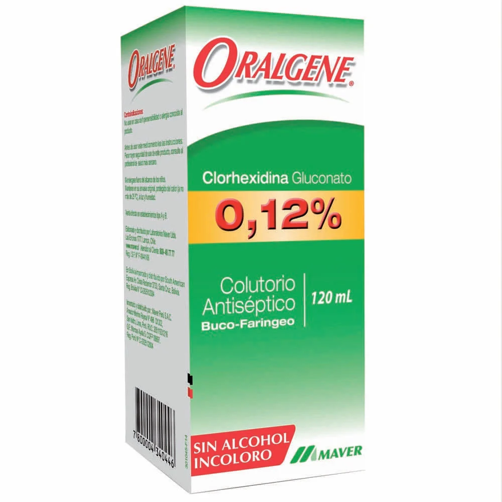 Enjuague Bucal 0,12% Clorhexidina 120 mL