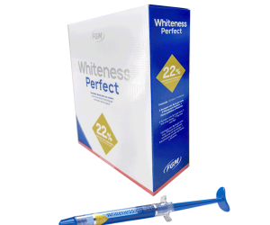 Blanqueador Whiteness Perfect 22% Caja x 4 Jeringas, FGM