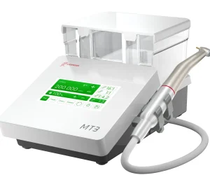 Motor eléctrico clínico MT3 + Contra-ángulo multiplicador 1:5 Led