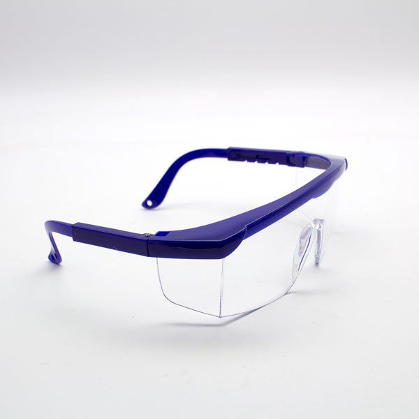 Lente protector transparente marco azul